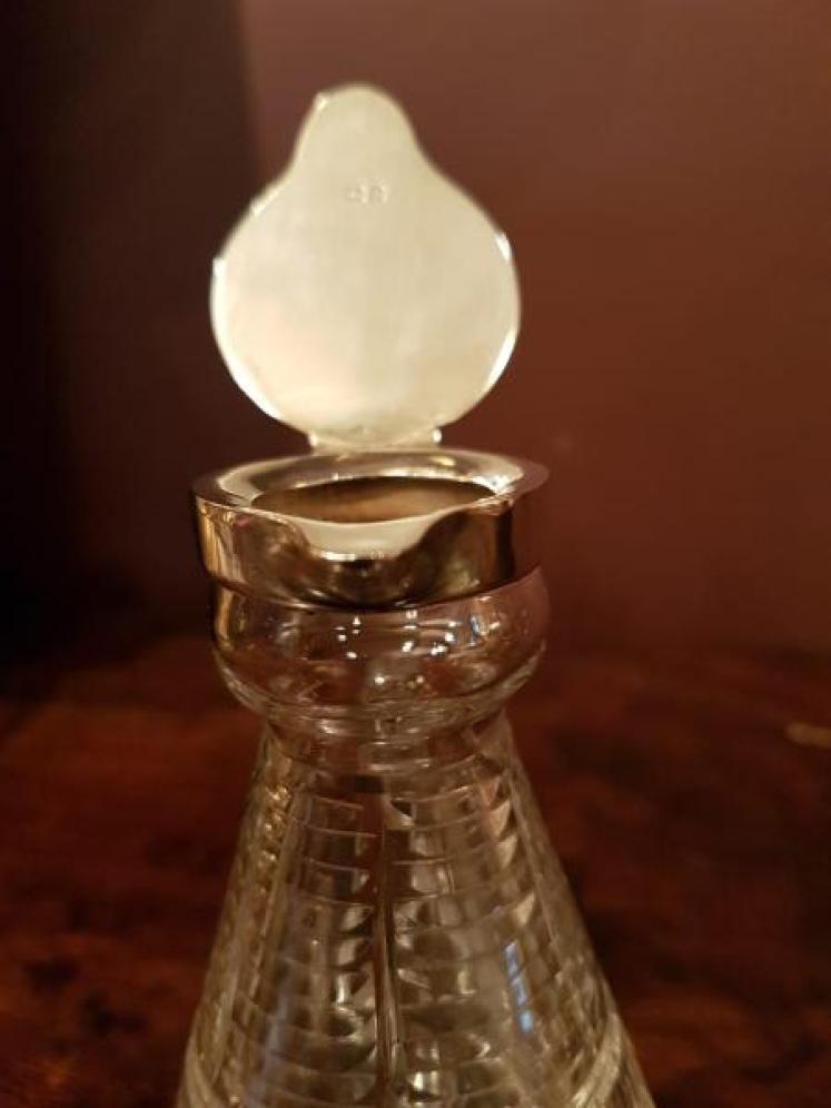 Silver and Cut Crystal Whiskey Noggin - Image 3