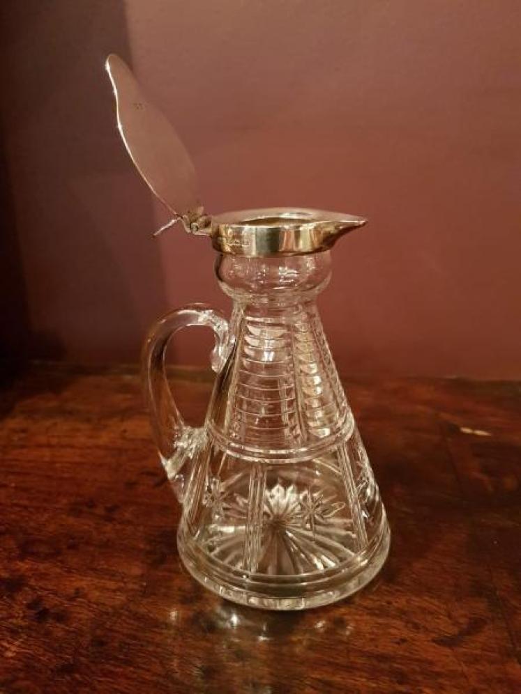 Silver and Cut Crystal Whiskey Noggin - Image 5