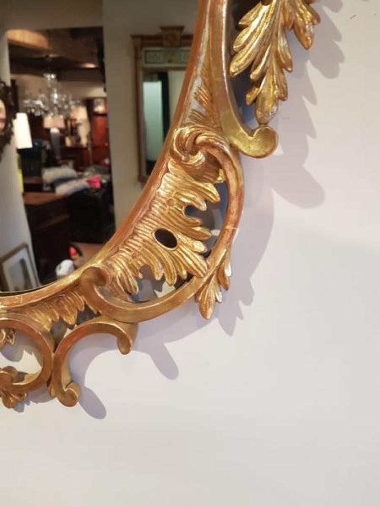 Victorian Timber Gilt Florentine Framed Mirror - Image 2