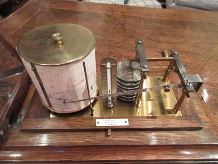 Victorian Polished Oak Edinburgh Barograph - Image 2