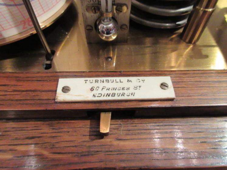 Victorian Polished Oak Edinburgh Barograph - Image 3