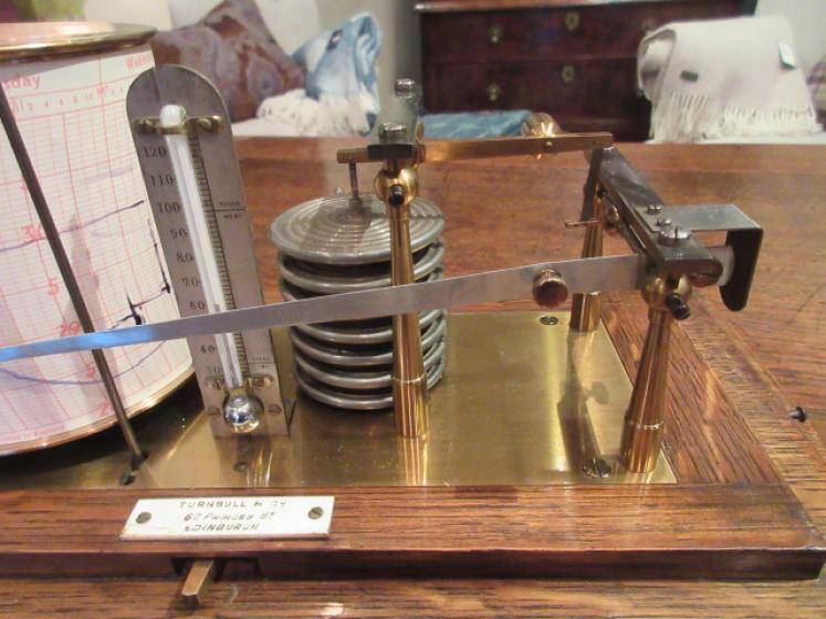 Victorian Polished Oak Edinburgh Barograph - Image 5