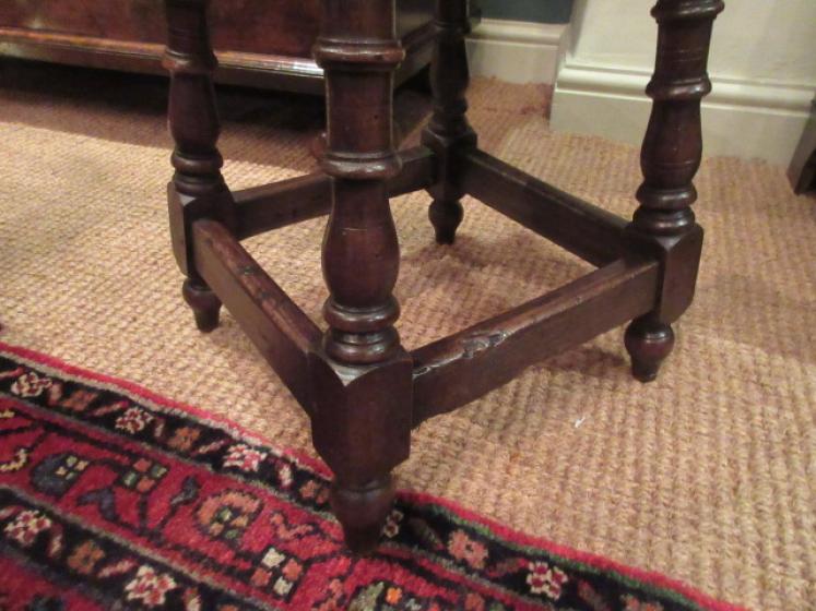 Pair of George III Period Fruitwood & Oak Joint Stools - Image 5