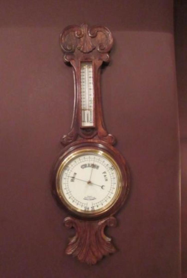 Victorian Polished Oak 'Rapid Indicating' Banjo Barometer - Image 1