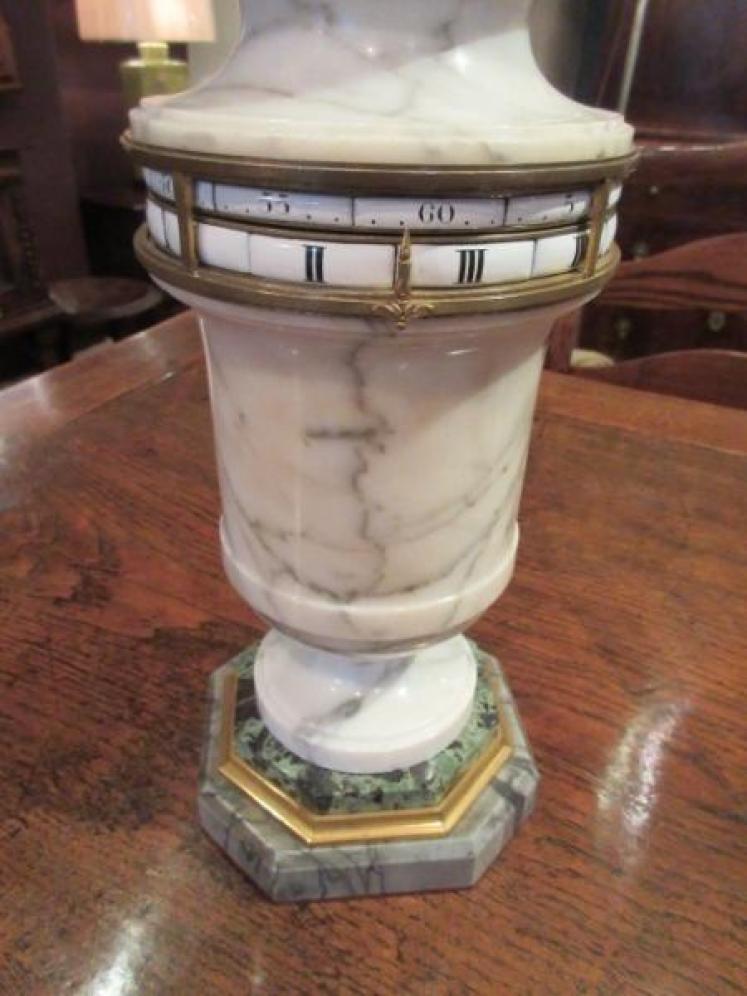 Superb Rare 19th Century Marble Rotating Clock - Image 5