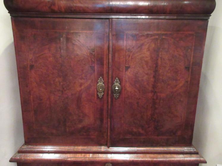 Outstanding George I Period Figured Walnut Escritoire - Image 2