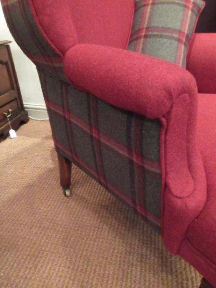 Top Quality Victorian Upholstered Wing ir - Image 2
