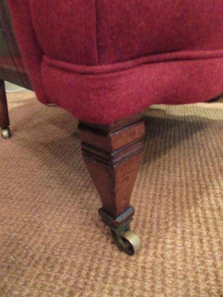 Top Quality Victorian Upholstered Wing ir - Image 4