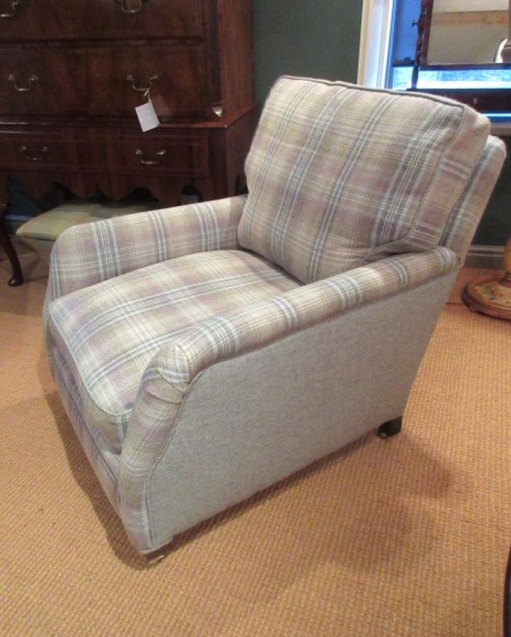 Late 19th Century Upholstered Club Armchair - Image 3