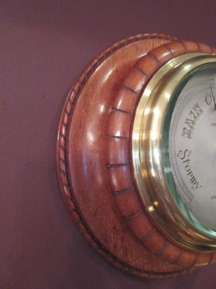 Mid Victorian Antique Negretti & Zambra Barometer - Image 3