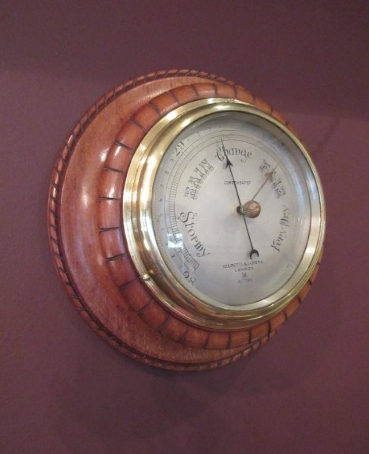 Mid Victorian Antique Negretti & Zambra Barometer - Image 5