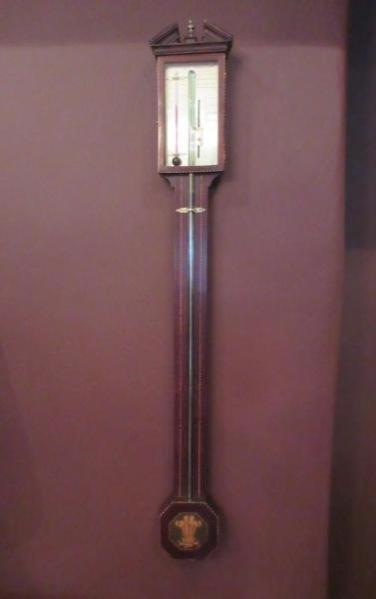 Superb George III Period Sheraton Inlaid London Stick Barometer - Image 5