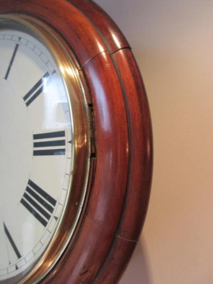 Victorian Aberdeen Single Fusee 12" Wall Clock - Image 4