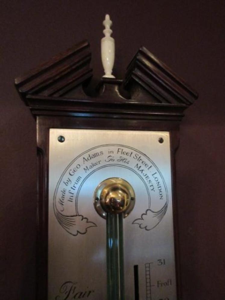 Fine George III Period London Stick Barometer - Image 2
