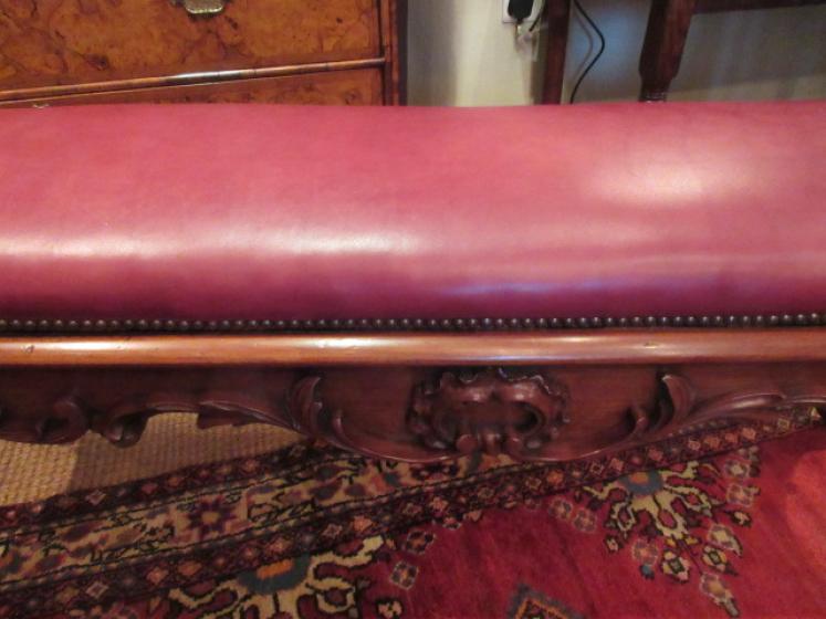 William IV Period Rococo Style Long Stool - Image 3