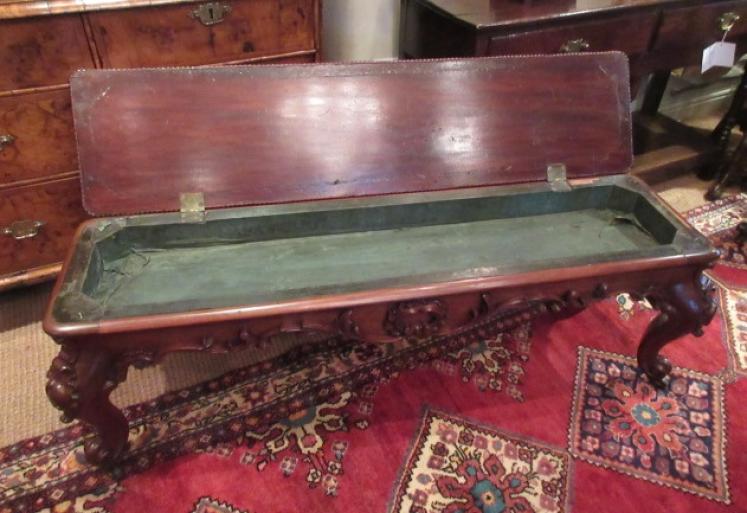 William IV Period Rococo Style Long Stool - Image 4