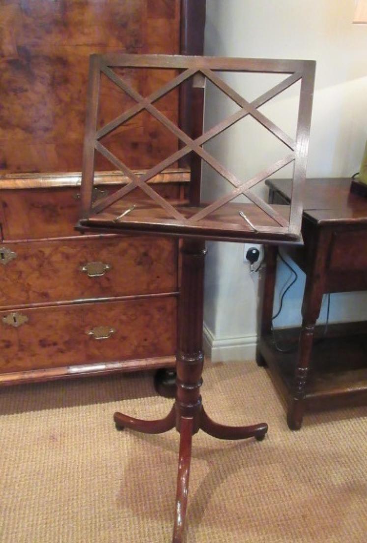 Regency Period Rise & Fall Music Stand.c.1830 - Image 1