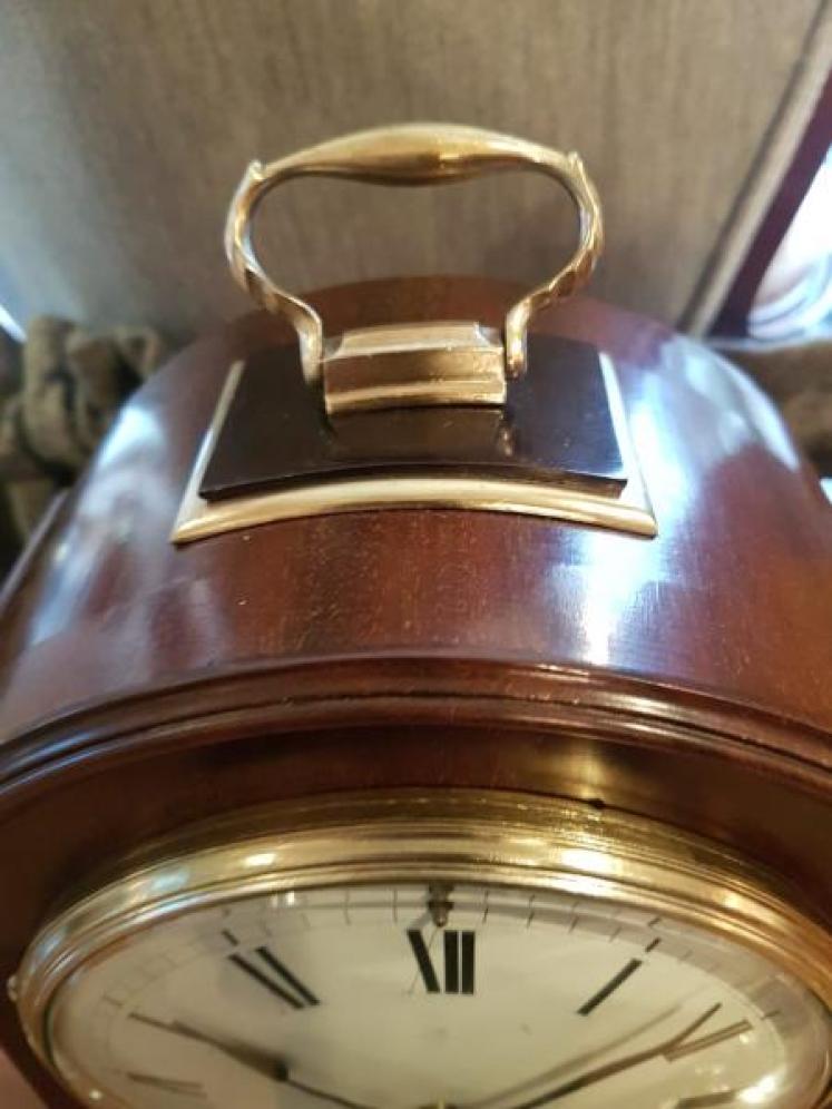Edwardian Period Inlaid Striking Mantel Clock - Image 2