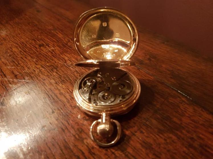 George V Period 9ct Gold Waltham Pocket Watch - Image 3