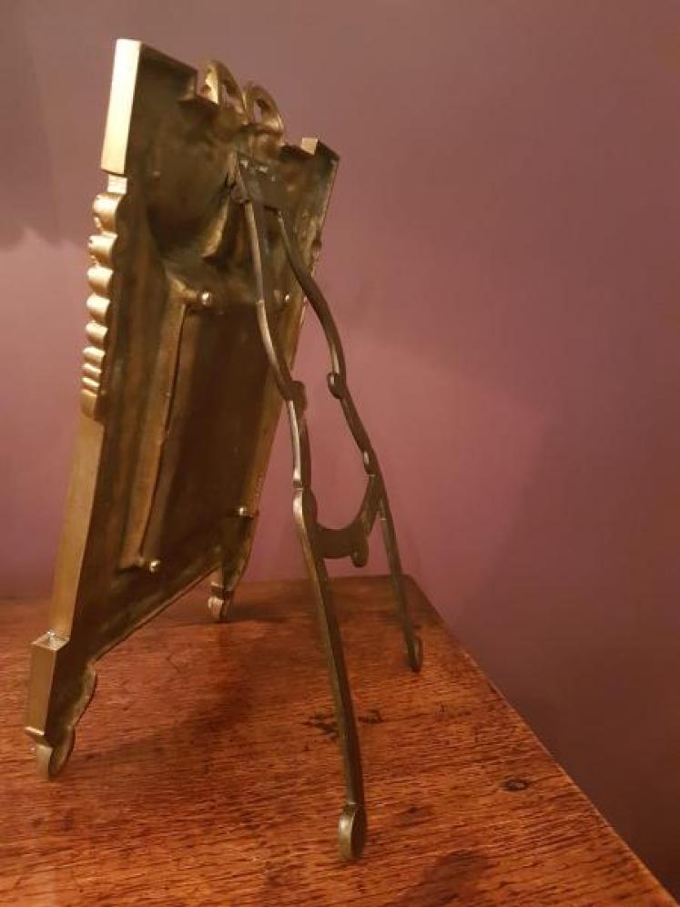 Victorian Cast Bronze Photo Frame - Image 2