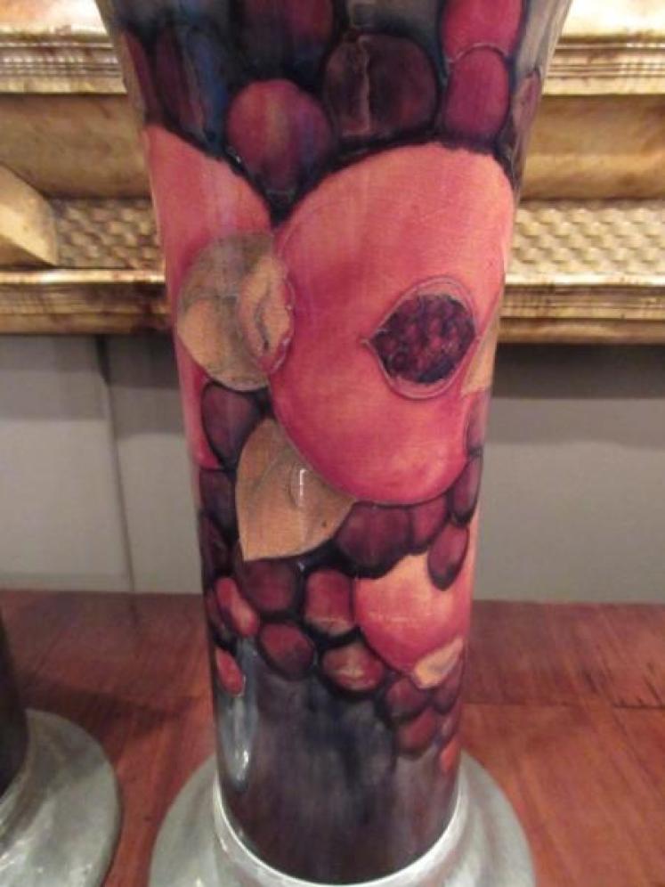 Pair of Moorcroft for Liberty Pomegranate Vases - Image 2