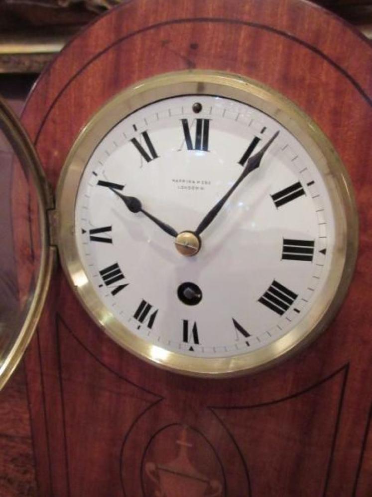 Superb Edwardian Period Satinwood Mantel Clock - Image 2