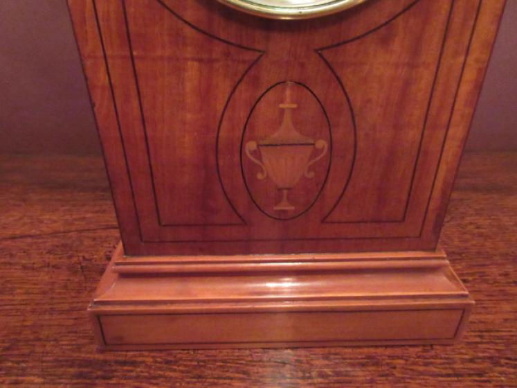 Superb Edwardian Period Satinwood Mantel Clock - Image 3