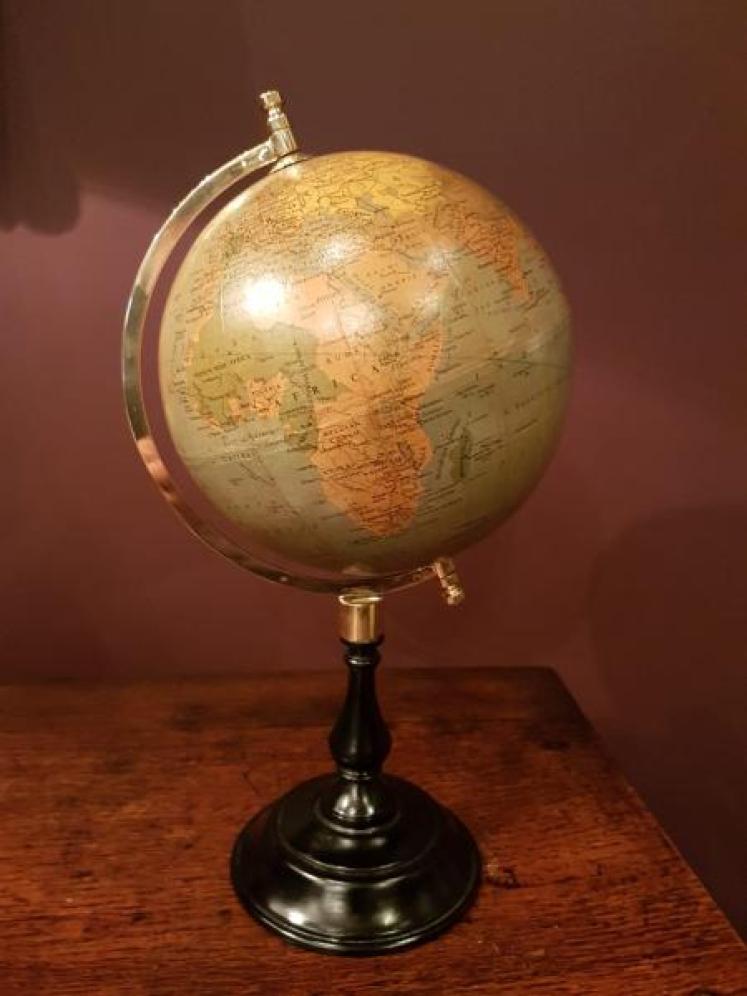 Phillip's of London 6" Paper Mache Library Globe - Image 1