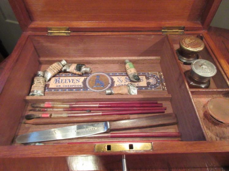 Outstanding Victorian Royal Worcester Artist Paint Box - Image 5