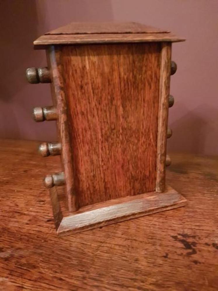 Edwardian Oak Perpetual Desk Calendar - Image 3