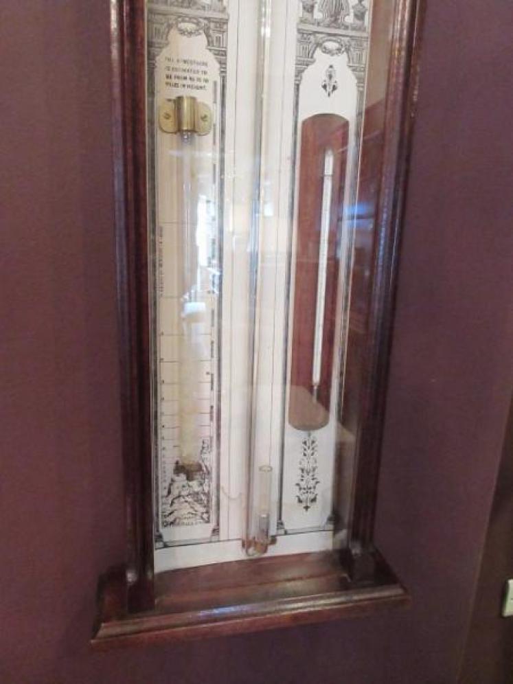 Victorian Mahogany Cased Admiral Fitzroy Barometer - Image 2