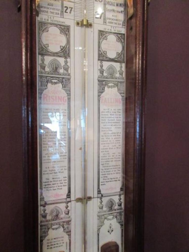 Victorian Mahogany Cased Admiral Fitzroy Barometer - Image 3