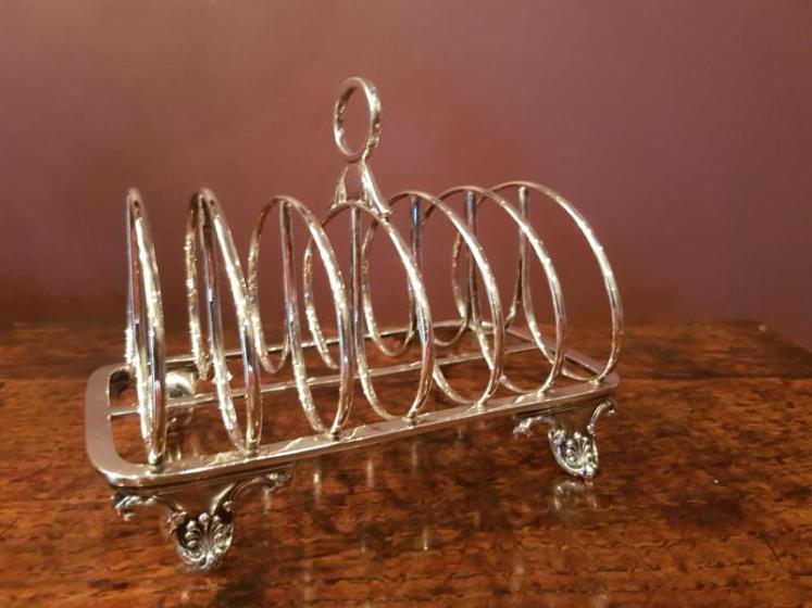 William IV Silver Toast Rack - Image 1