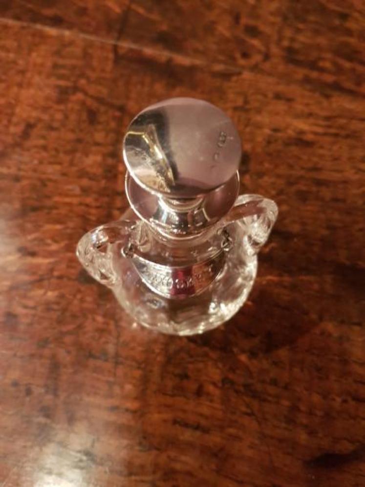 Unusual Silver Mounted Whisky Noggin and Label - Image 4