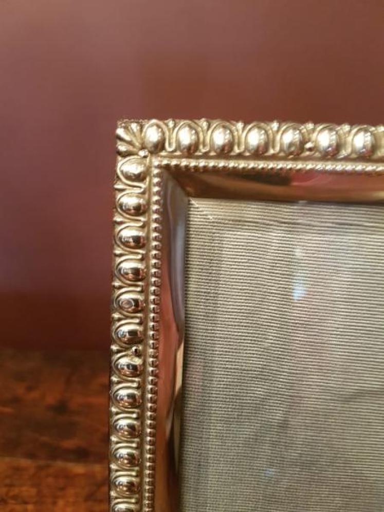 Edwardian Period Silver Bevel Edge Glass Photo Frame  - Image 2