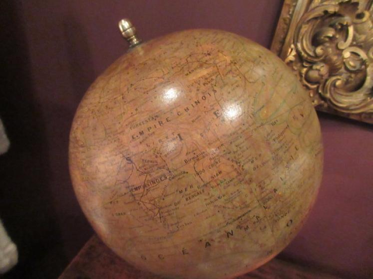 Late 19th Century 9" Plaster Terrestrial Globe - Image 3
