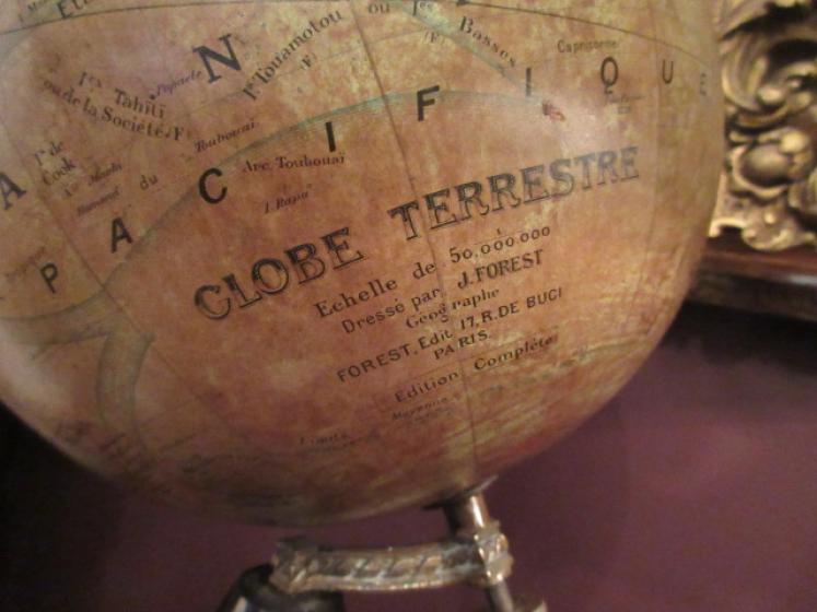 Late 19th Century 9" Plaster Terrestrial Globe - Image 5