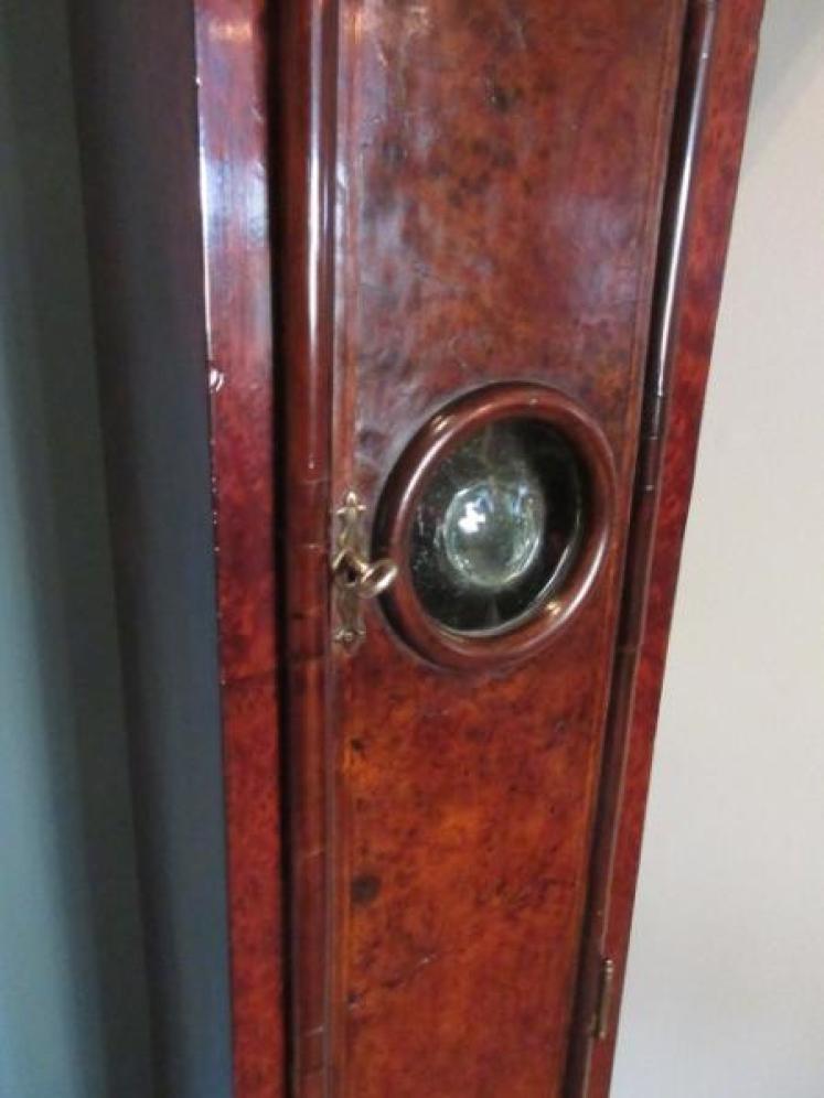Superb 19th Century Burr Walnut Grandmother Clock - Image 3