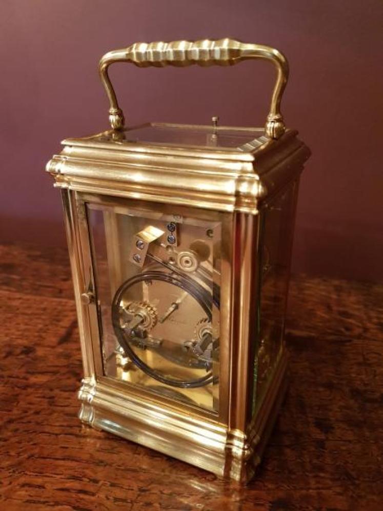 Victorian Gorge Case Repeating Carriage Clock - Image 2