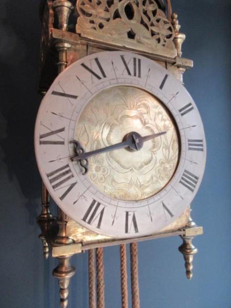 Early 18th Century Quaker Hook & Spike Lantern Clock - Image 2