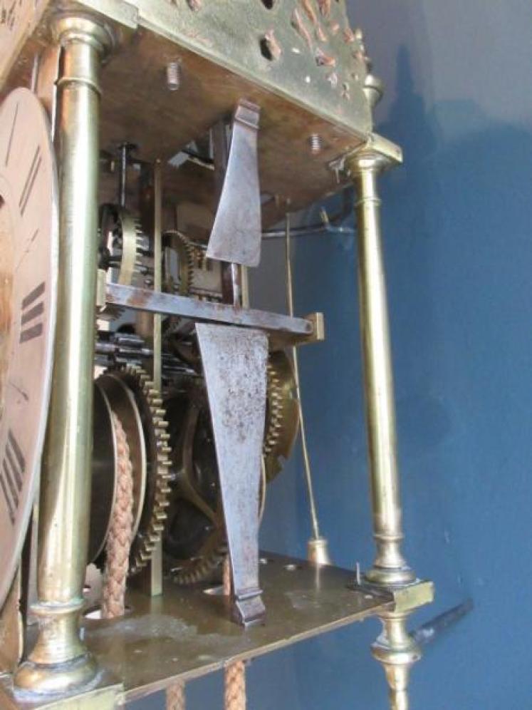 Early 18th Century Quaker Hook & Spike Lantern Clock - Image 3