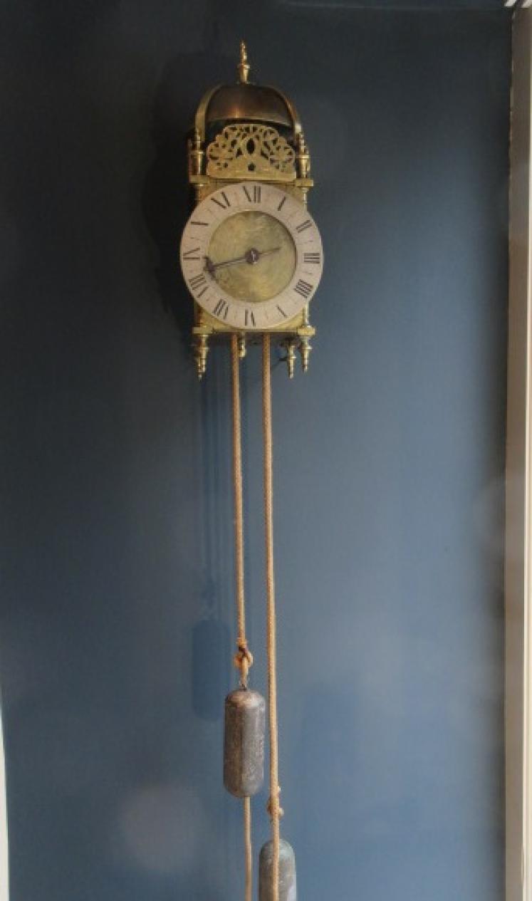 Early 18th Century Quaker Hook & Spike Lantern Clock - Image 5