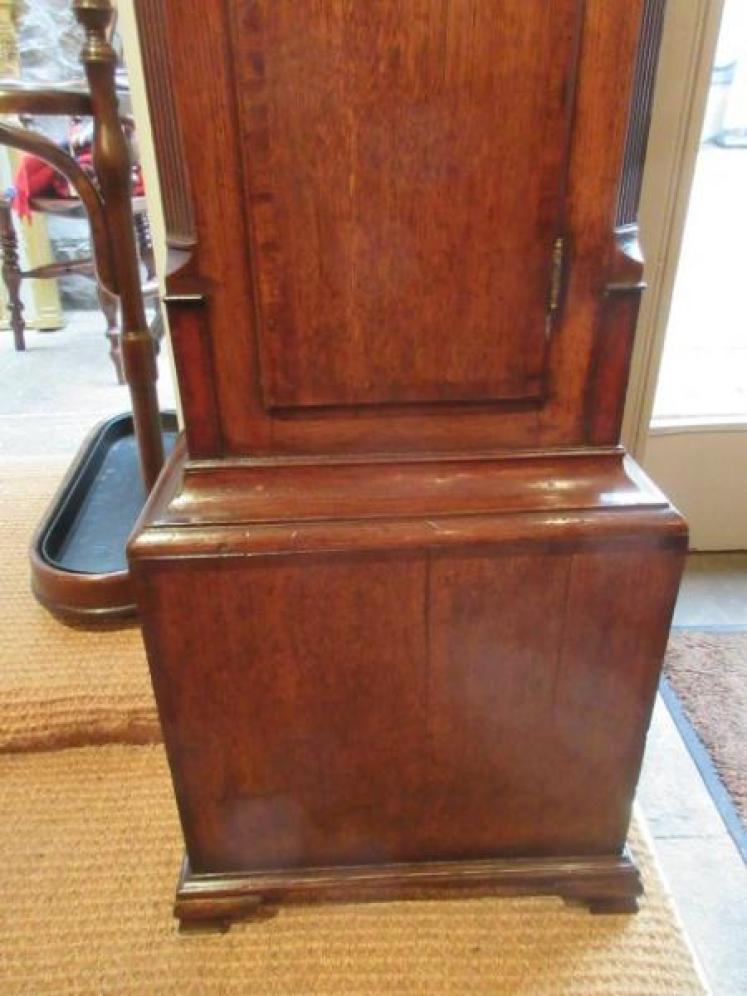 Small George III Period Sheraton Inlaid 8 Day Longcase Clock - Image 4