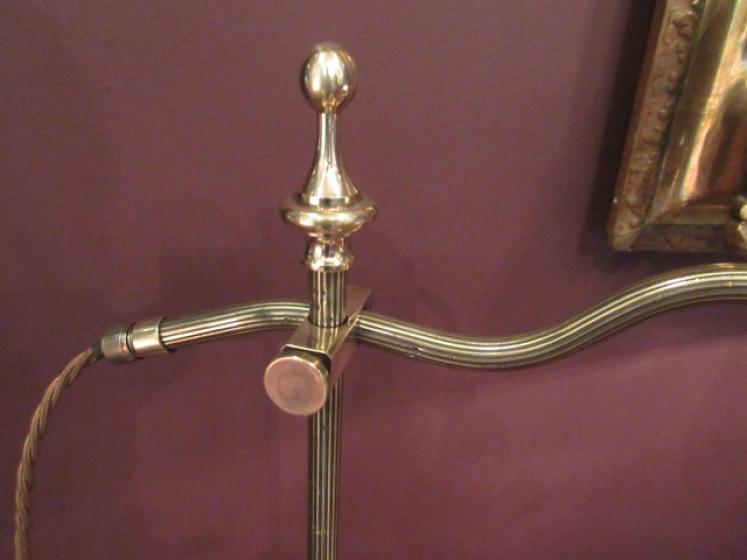 Edwardian Period Rise & Fall Table Lamp - Image 3
