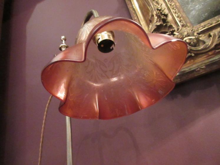 Edwardian Period Rise & Fall Table Lamp - Image 4