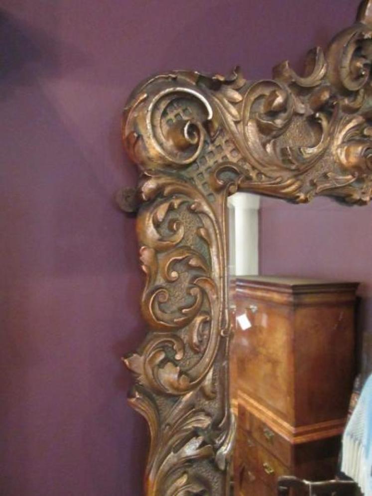 Top Quality Victorian Timber Gilt Mirror - Image 4
