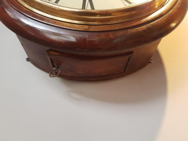 8 Day Edwardian English Dial Clock - Image 3
