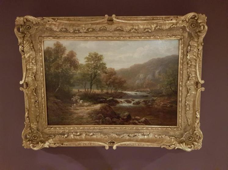 William Mellor Oil on Canvas,Thornton Gill, Ingleton - Image 1