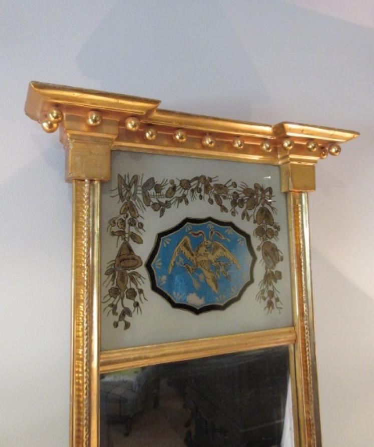 Regency Period Plaster Gilt Pier Glass Mirror - Image 2