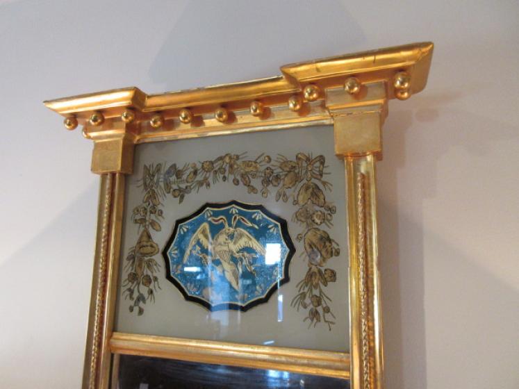 Regency Period Plaster Gilt Pier Glass Mirror - Image 5
